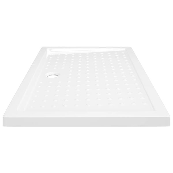 vidaXL Sprchová vanička s puntíky bílá 70 x 100 x 4 cm ABS
