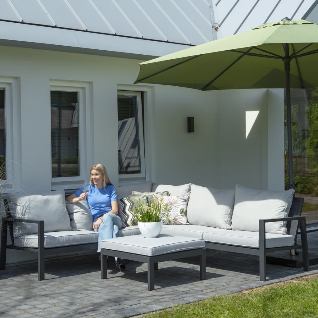 Madison Plachta na zahradní sedací soupravu 270x210x90 cm pravá šedá