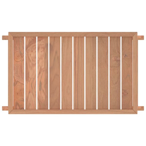 vidaXL Skládací podnos 55 x 35 x 25 cm masivní teakové dřevo