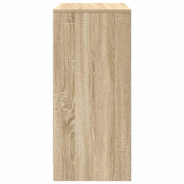 vidaXL Botník dub sonoma 57x34x76 cm kompozitní dřevo