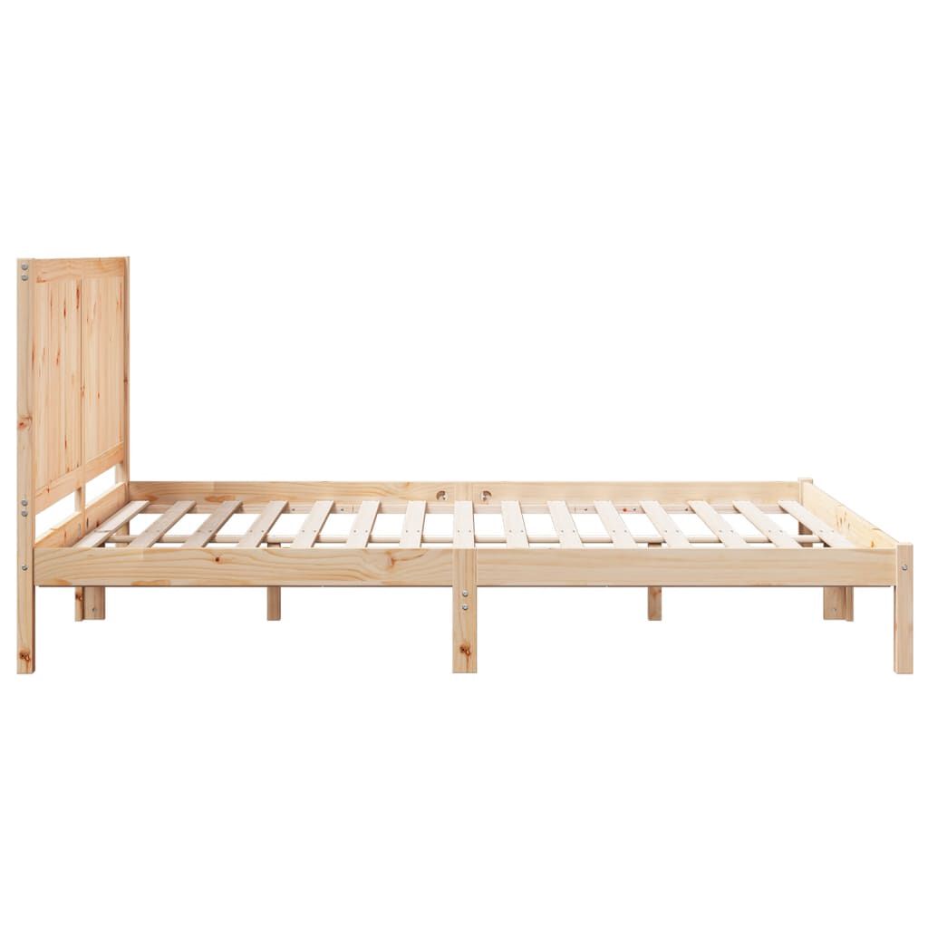 vidaXL Prodloužený rám postele bez matrace 160 x 210 cm masivní dřevo