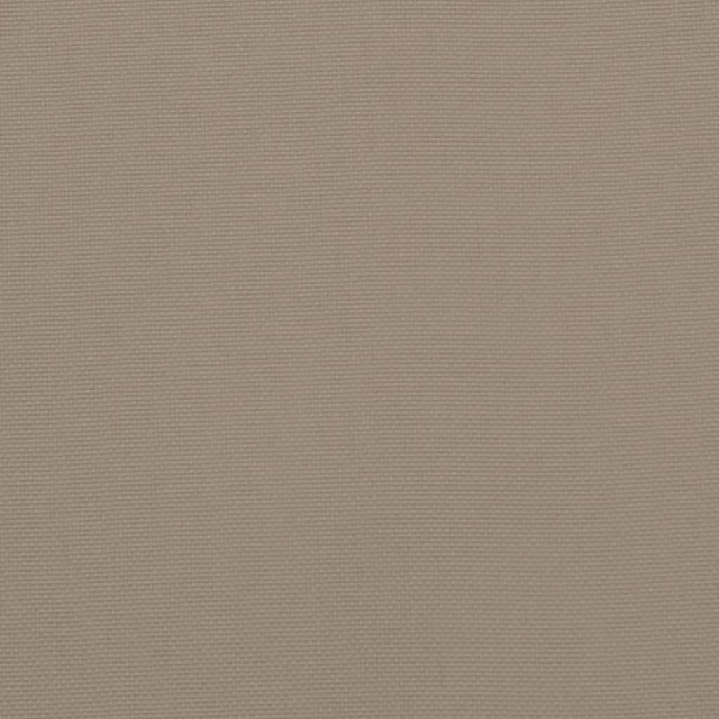 vidaXL Poduška na lehátko taupe 200 x 50 x 3 cm oxfordská látka