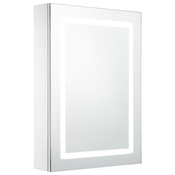 vidaXL LED koupelnová skříňka se zrcadlem 50 x 13 x 70 cm