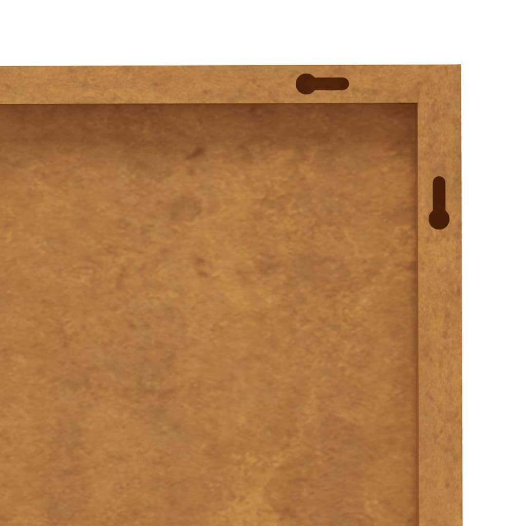 vidaXL Zahradní nástěnné dekorace 3 ks 105x55 cm cortenová ocel Slunce