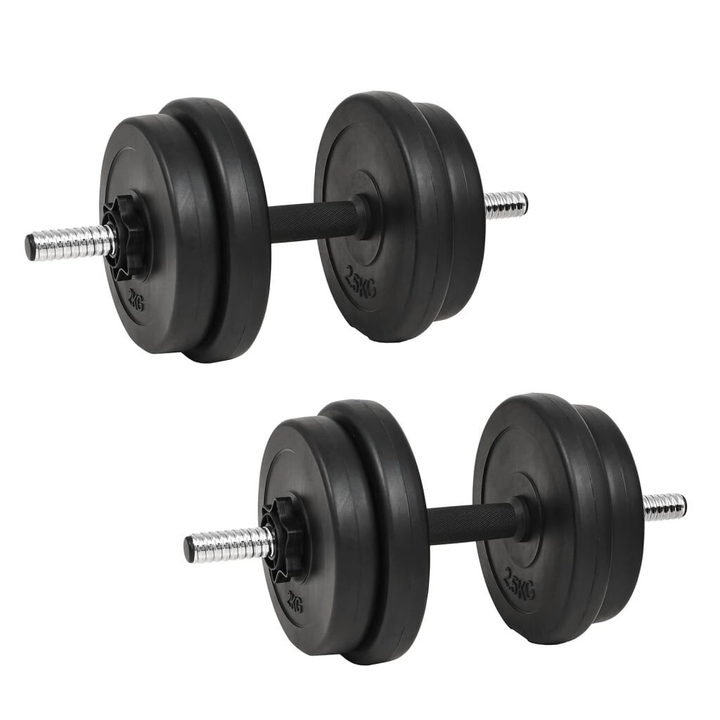 vidaXL Sada jednoručních činek se závažím 40 kg