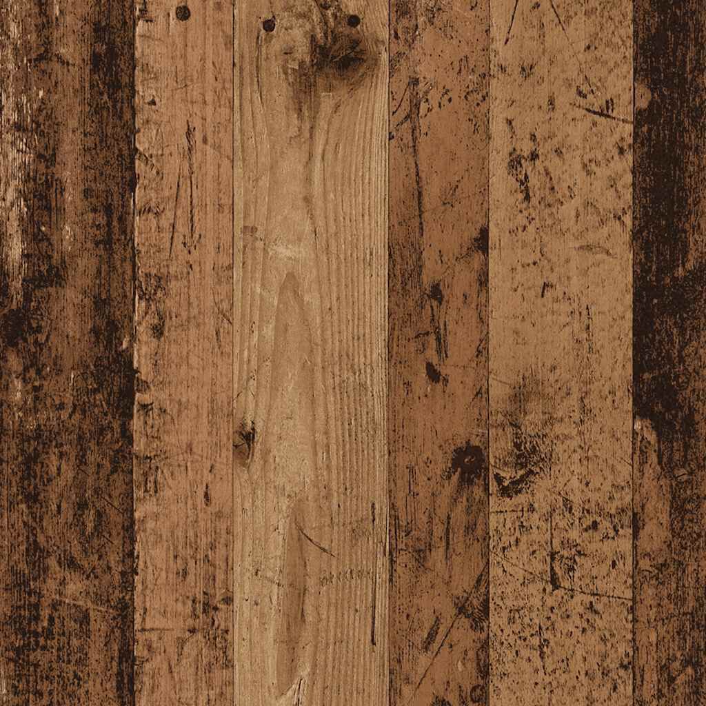 vidaXL Kuchyňský regál stohovatelný starého dřeva 50x15x16 cm kompozit