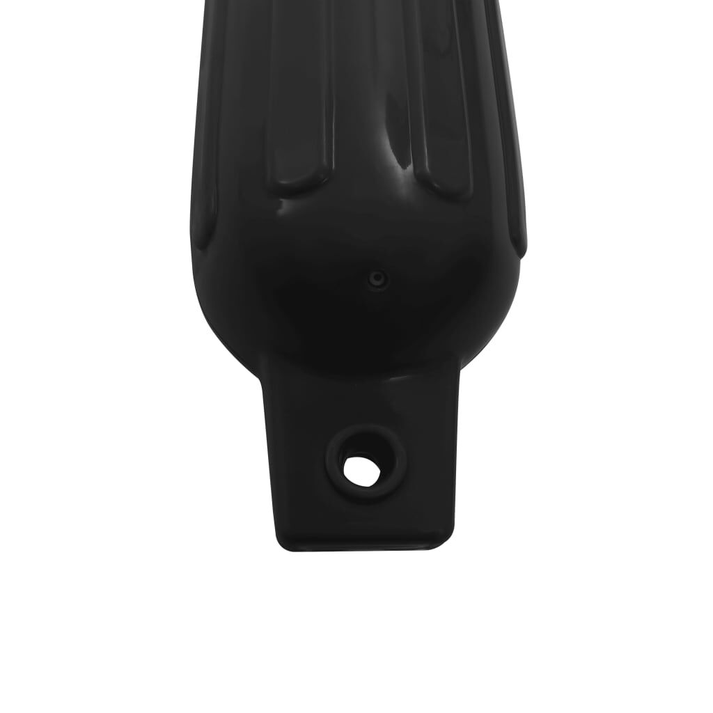 vidaXL Lodní nárazník 4 ks černý 41 x 11,5 cm PVC