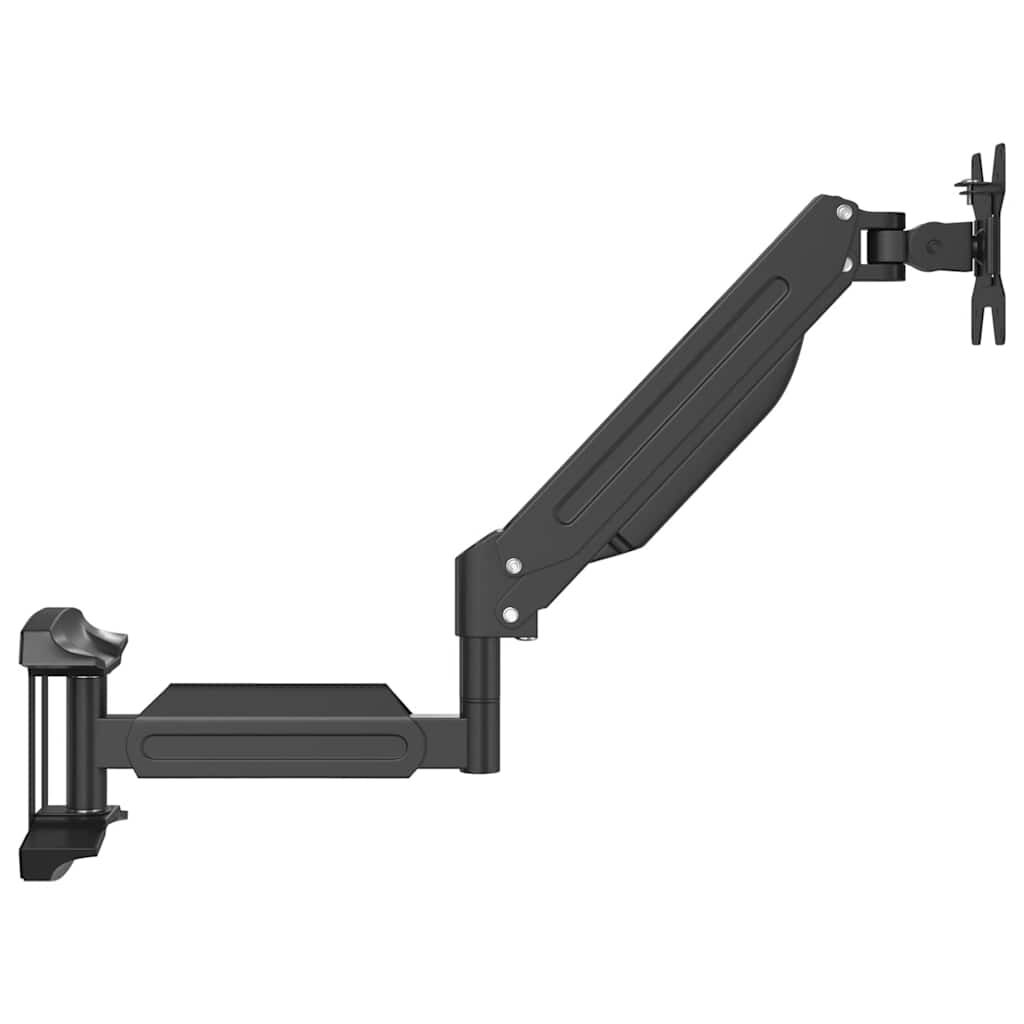 vidaXL Nástěnný držák na monitor max. 72" plynová pružina 10 kg