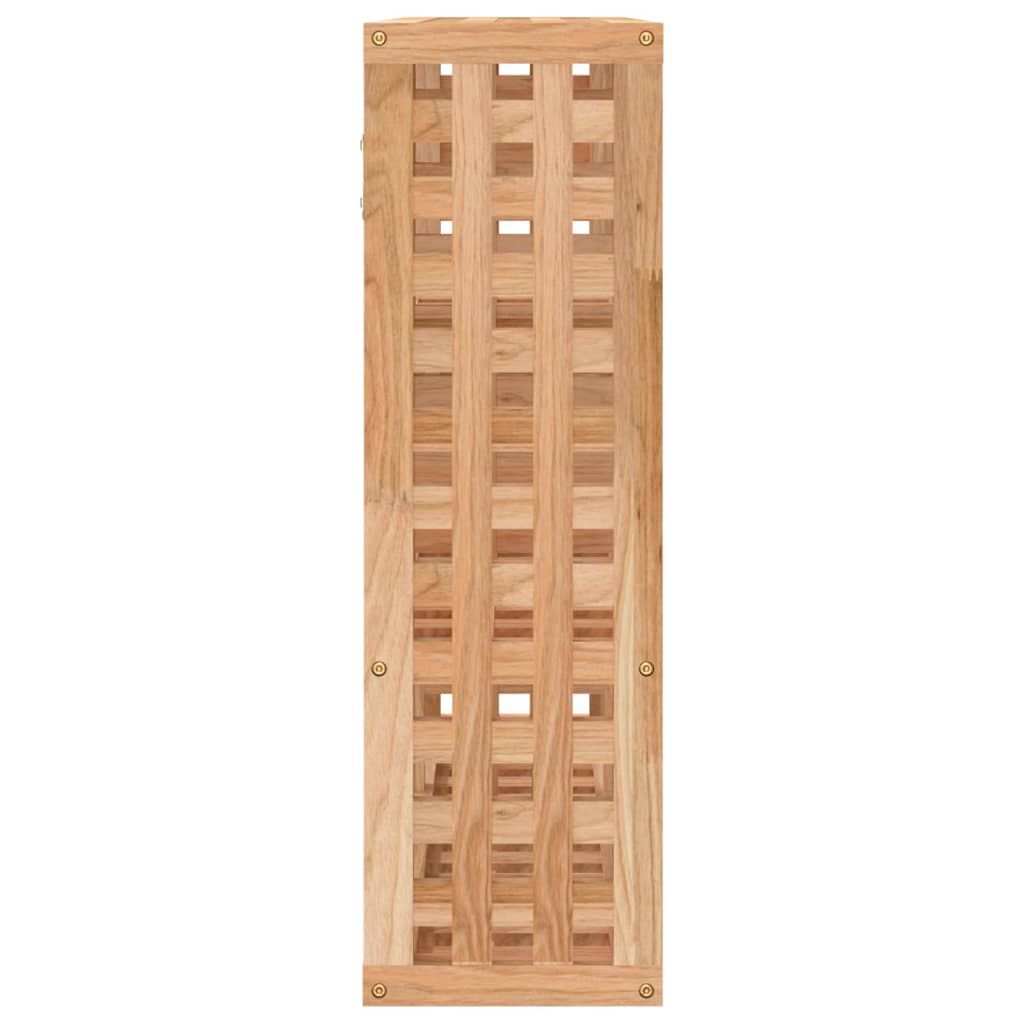 vidaXL Nástěnná police 49 x 15 x 49 cm masivní ořechové dřevo