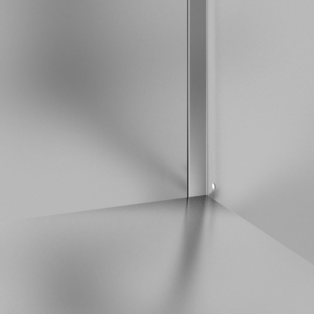 vidaXL Gastro pracovní stůl se skříňkou 60 x 60 x 96 cm nerezová ocel
